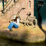 Oude fiets Oudegracht Utrecht